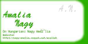 amalia nagy business card